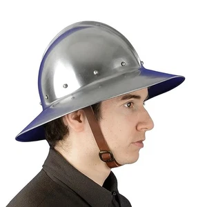 Sombrero Hervidor Medieval de Metal Casco Correas Ajustables para un Halloween Cómodo - Imagen 1 de 5
