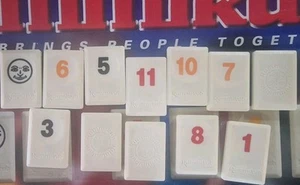RUMMIKUB Number Tiles - Goliath 1995 - SPARES / REPLACEMENTS - Picture 1 of 2