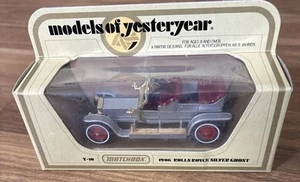 Matchbox Models of Yesteryear 1906 Rolls Royce Silver Ghost Y-10 1978 - Picture 1 of 7