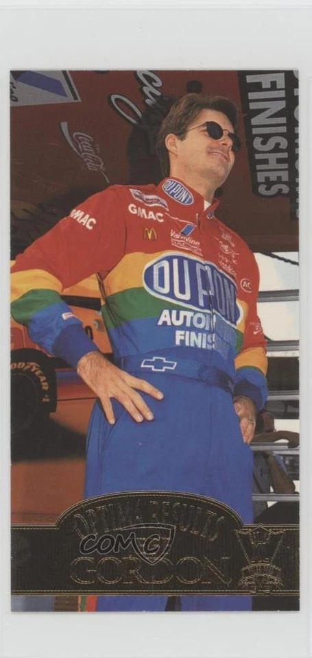 1995 Press Pass Optima XL Optima Results Jeff Gordon #56 HOF - Image 1 of 2