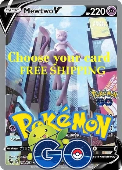 Pokemon TCG SWSH Pokemon Go /078 Base Holo Reverse Choose Card Complete Your Set - Image 1 of 1