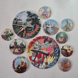 Ultraman 11 x Round Menko Bulk Sale Marumenko Vintage Japan Showa (G) - Imagen 1 de 14
