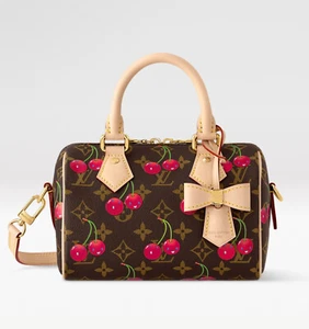 Louis Vuitton Murakami Cherry Speedy Bandoulière 20 LV x TM 2025 M13094🍒🍒 - Picture 1 of 22