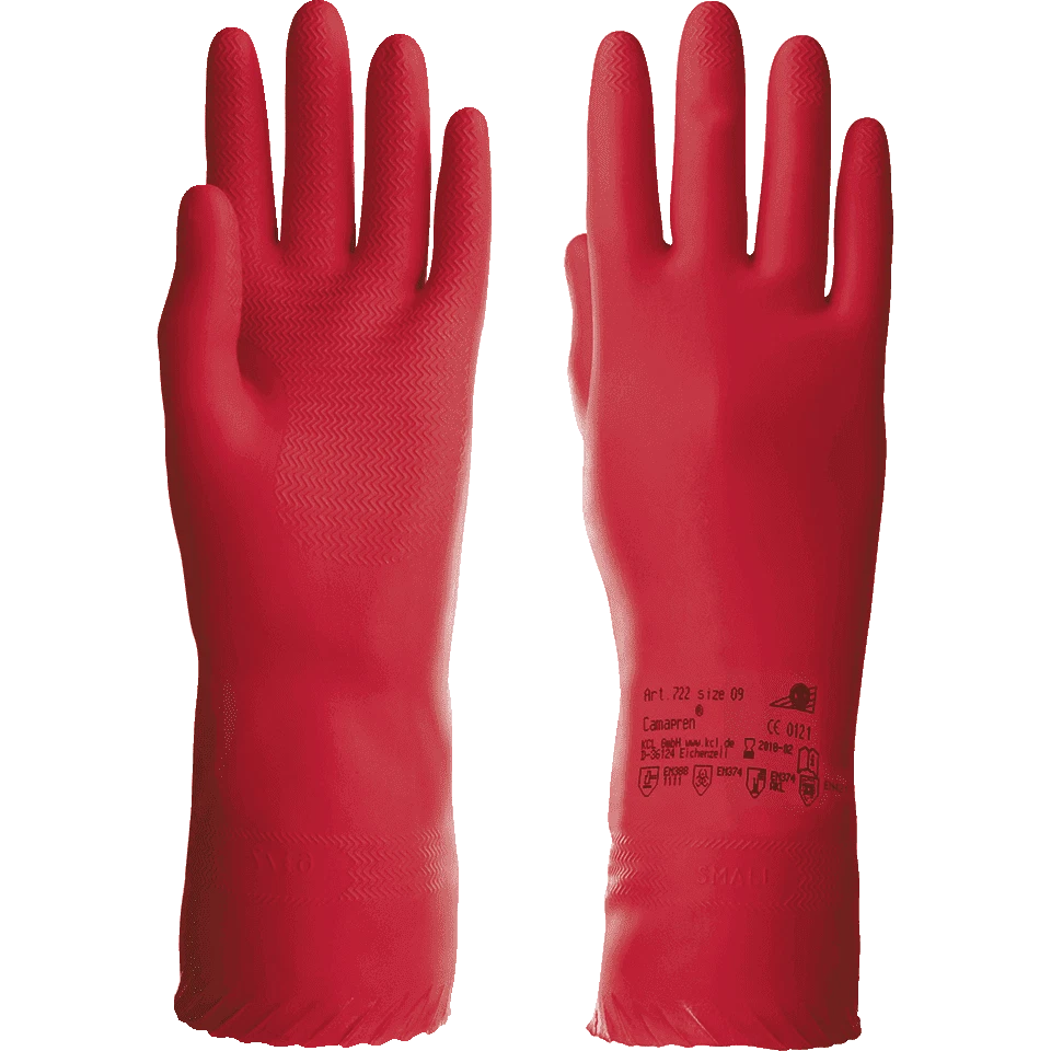 KCL Schutzhandschuh Camapren 722, Kategorie III, rot, Größe 9 - 9 Paar - Bild 1 von 1