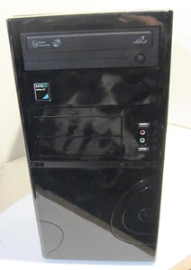 Custom Build Desktop PC (AMD Athlon II X2 3GHz 4GB 250GB Win 10) - Picture 1 of 5