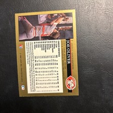 C55c 1992 Leaf Black Gold Edition #7 Joe Oliver, Cincinnati Reds