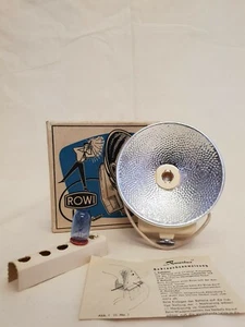 Vintage Camera Flash Rowi Lux Germany Original Box + Instructions, w/ Bulb FL2 - Picture 1 of 5