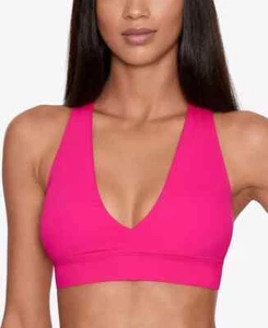 Lauren Ralph Lauren Twist Back Bikini Oberteil Passionfruit Pink Größe 8 $ 94 Neu mit Etikett - Bild 1 von 8