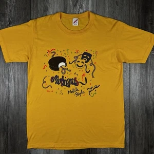Vintage Karneval Einzelnaht T-Shirt Größe Large Hergestellt in den USA Jerzees Etikett - Bild 1 von 10