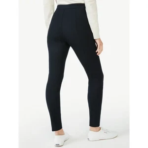 Free Assembly Women's Essential Bi-Stretch Pants, Black, Size: 10 - Picture 1 of 5