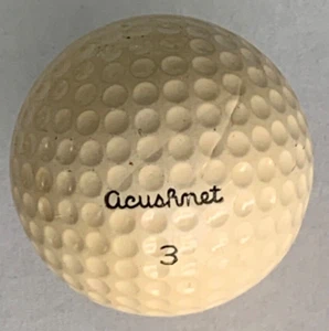 VINTAGE !!! ACUSHNET CLUB SPECIAL LOGO GOLF BALL TITLEIST USED C3 - Picture 1 of 2