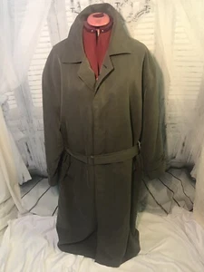 Brandneu Baumler grüner Trenchcoat Gr. 54 Knopfverschluss-Futter mit Gürtel.. Echter Klassiker! - Bild 1 von 12