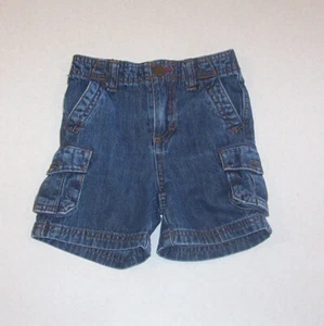 Pantalones cortos de mezclilla de algodón Cherokee para bebés 12 meses - Imagen 1 de 2