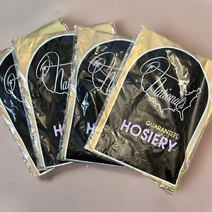 NIP Vintage Nationals Hosiery Nylon Pantyhose Stocking Size D Beige USA 4 Pair - Picture 1 of 7