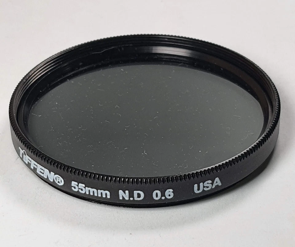 Tiffen 55mm Neutral Density ND 0.6 Glass Lens Color Conversion Filter 55 mm USA - Image 1 of 4