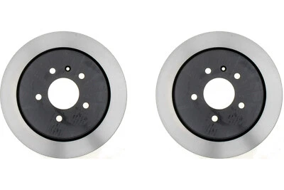 Par de rotores de freno de disco Raybestos traseros para Cadillac CTS 2003-2007 (60877) Foto 1 de 4