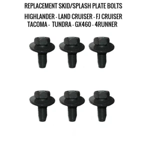 Toyota Underbody Pan Shield Splash Shield Guard Screws Bolts 6pcs - Foto 1 di 3