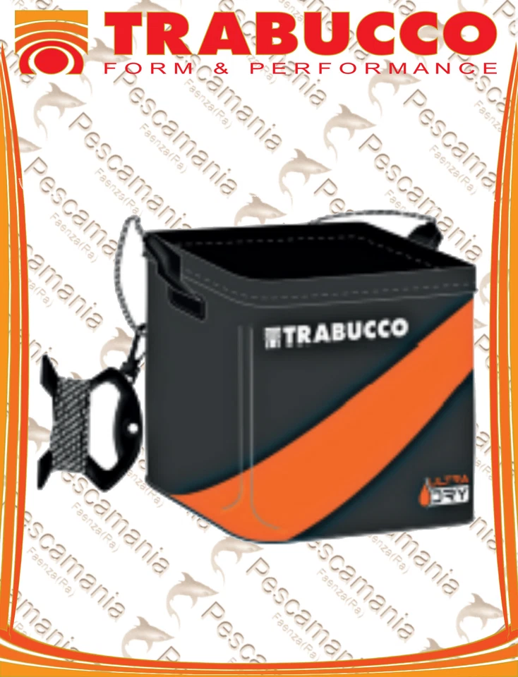 TRABUCCO S.R.L. Secchiello PVC Trabucco DROP BUCKET corda prendi acqua richiudibile 18x18x18cm