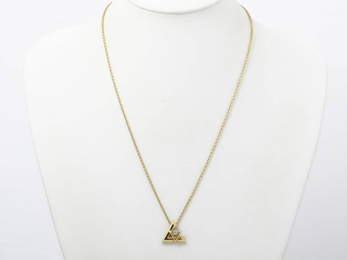 LOUIS VUITTON（LV） Collana Louis Vuitton Vault Pandantif Vault One GM K18YG x Diamante