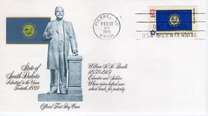 ESTADO DE DAKOTA DEL SUR EE. UU. BICENTENARIO, FDC, PIERRE, SD, 1976 FDC19886 - Imagen 1 de 1