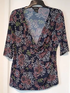 Neu ohne Etikett George Stretch-Top mehrfarbig Gr. XL #365 - Bild 1 von 3