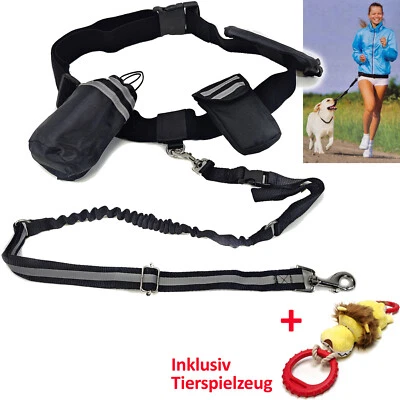 Laufleine Hundeleine Joggingleine Walkingleine Wanderleine mit Bauchgurt + EXTRA - Bild 1 von 4