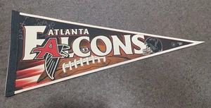 Vintage WinCraft Sport Atlanta Falcons NFL Wimpel 29" Filz Flagge - Bild 1 von 3