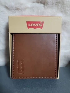 Cartera plegable Levi's para hombre - marrón - TOTALMENTE NUEVA - - Imagen 1 de 3