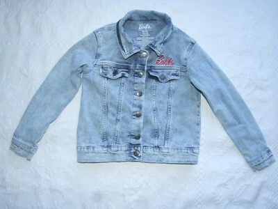 MATTEL BARBIE EUC GIRL’S REVOLUTION DENIM JEAN JACKET SIZE M (7-8) - NR - Image 1 of 3