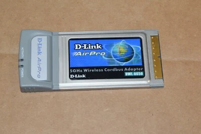 D-Link AirPro 5GHz 802.11a Wireless A CardBus Adapter DWL-A650 - Image 1 of 2