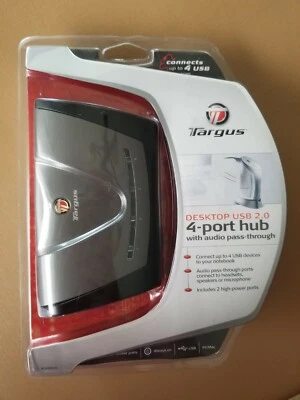 Desktop USB 2.0 4-Port Hub With Audio Pass Through Targus - Image 1 of 4