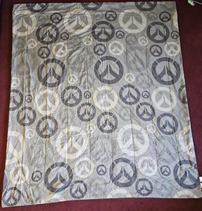 2019 Overwatch Reversible Comforter - Jay Franco-76”x86”-Blizzard Entertainment - Picture 1 of 7
