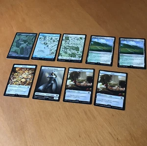 LOTTO 5 CARTE TERRA + 4 TOKEN - Signore degli Anelli The Lord of the Rings Magic - Imagen 1 de 3