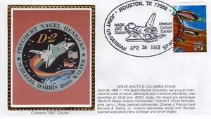 LAUNCHED SPACE SHUTTLE COLUMBIA STS-55 - HOUSTON, TX  1993  FDC18002 - Picture 1 of 1