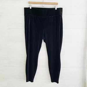 NWT Torrid - Black stretch velour leggings, 2X - Picture 1 of 5