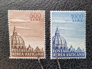 Vatican City #C22-23 MNH, 1953 "Basilica" Airmails, Scott Catalog Value $ 140.00 - Picture 1 of 2