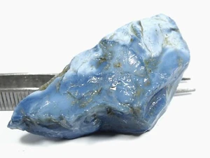 128 Cts Natural Blue Opal Raw Rough Loose Gemstone lot - Picture 1 of 4