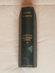 ANCIENT CLASSICS: Lucretius, Plautus and Terrence, Horace Hurst & Co. Publishing - Bild 1 von 6