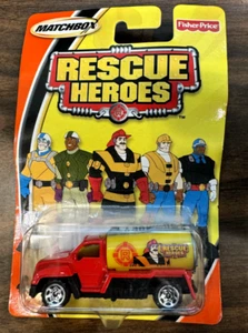 Matchbox Rescue Heroes Fisher-Price 2003 Red and Yellow Tanker Truck - Picture 1 of 7