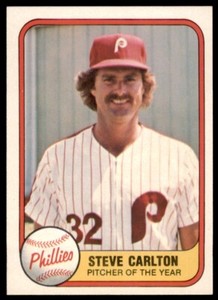 1981 Fleer Steve Carlton Philadelphia Phillies #6B
