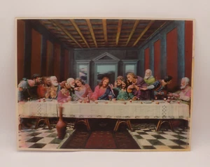 Vintage Lentograph. The Last Supper 3D No frame 16x12 Victor Anderson Studios - Picture 1 of 6