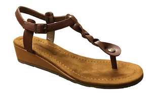 New Bearpaw Women's Gia Thong Cognac 9 - Picture 1 of 1