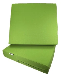 2 Pack Patio Cushion Covers Waterproof 23x23x5 Green New - Picture 1 of 1
