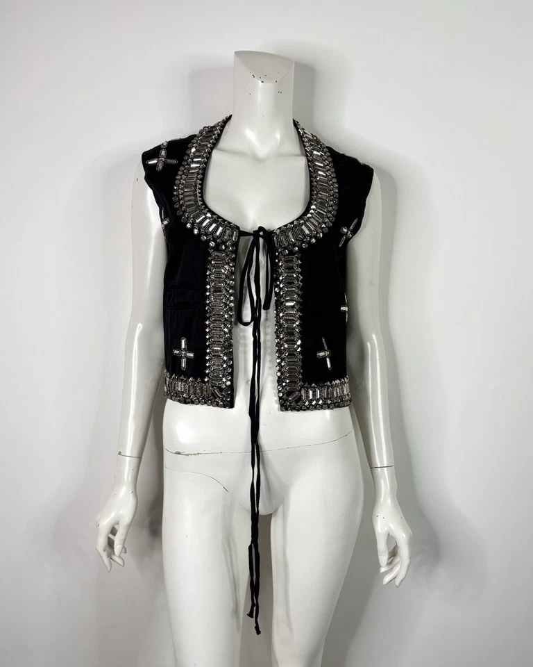 Chaleco de Colección Givenchy Negro Tachonado FR40 Foto 1 de 4