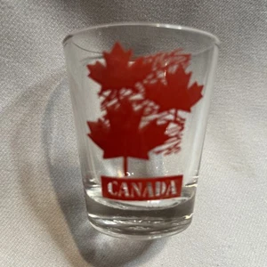 Vaso de recuerdo Canadá con logotipo de hoja de arce naranja rojizo - Imagen 1 de 10