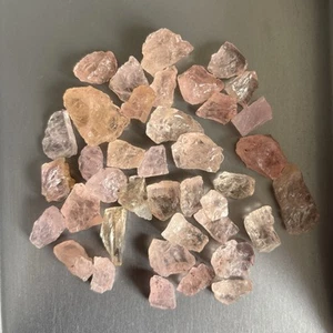 Buen Lote 284 Cts Morganita Color Melocotón Natural Áspero de Nigeria - Imagen 1 de 7