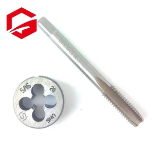 5/16-20 UN Tap and 5/16-20 UNS Die HSS Right Hand Tap+ Die Set 5/16-20 5/16" - Picture 1 of 5