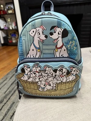 Loungefly Disney 101 Dalmatians Mini Backpack Puppy Basket - Image 1 of 4