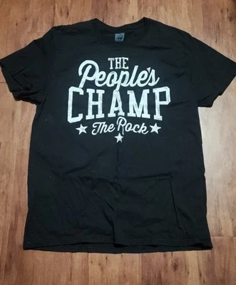 WWE The Rock People Champ Logo - Regular fit Unisex size Large - Image 1 of 4