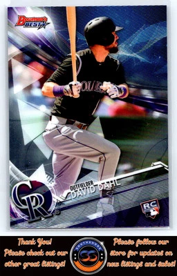 David Dahl 2017 Bowman's Best #11 Colorado Rockies - Image 1 of 4